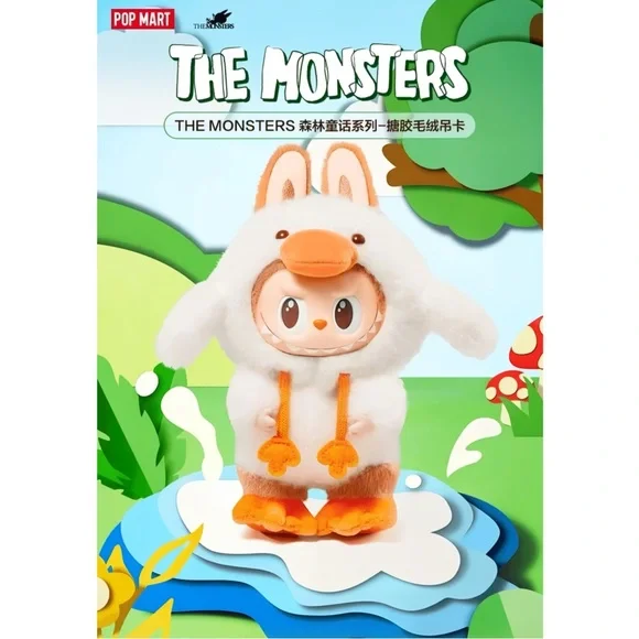 Pop Mart The Monsters Labubu Forest Fairy Tale Duck Pendant China Exclusive - Picture 2 of 16